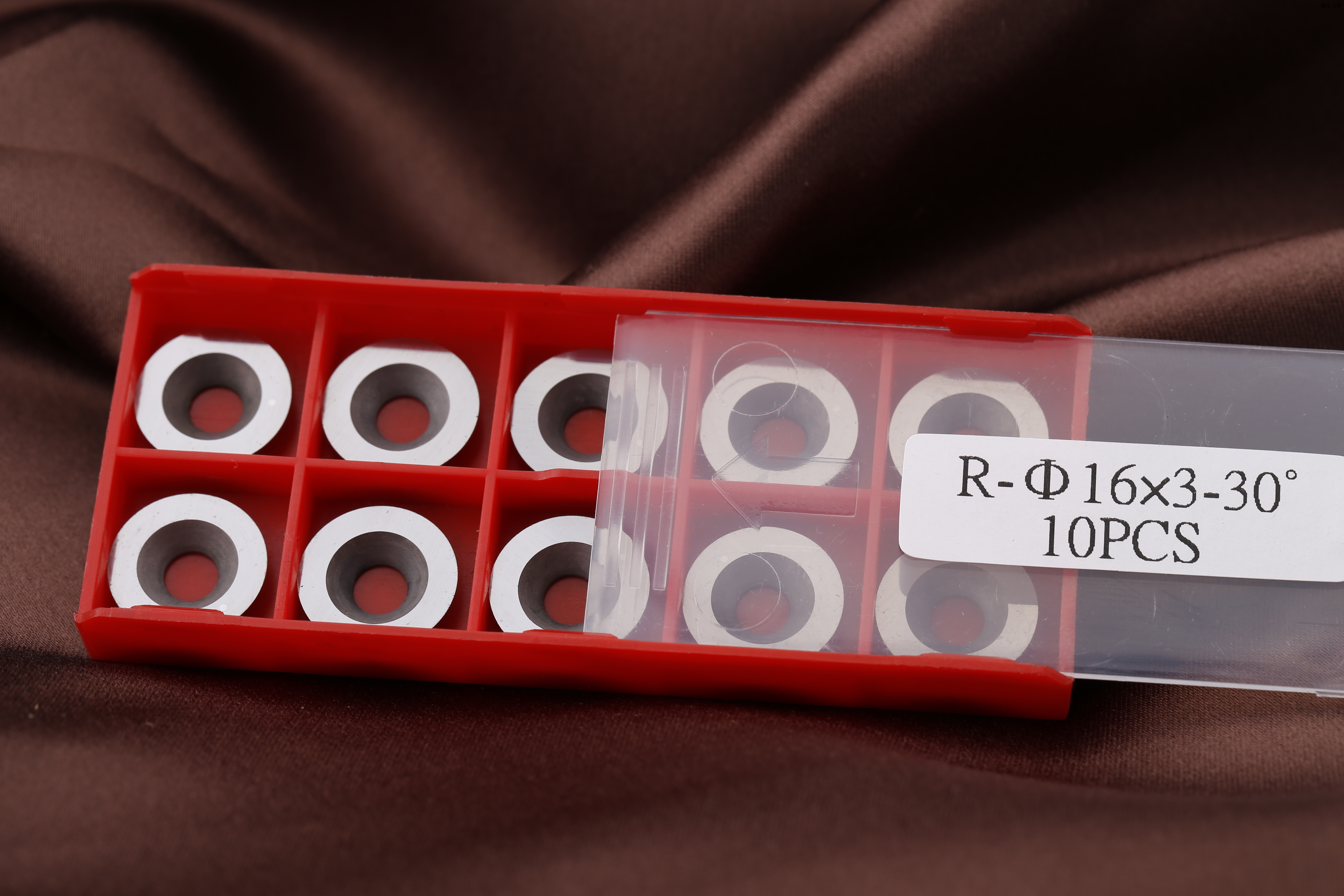 Round Carbide Inserts for woodturning R-Φ16×3-30°